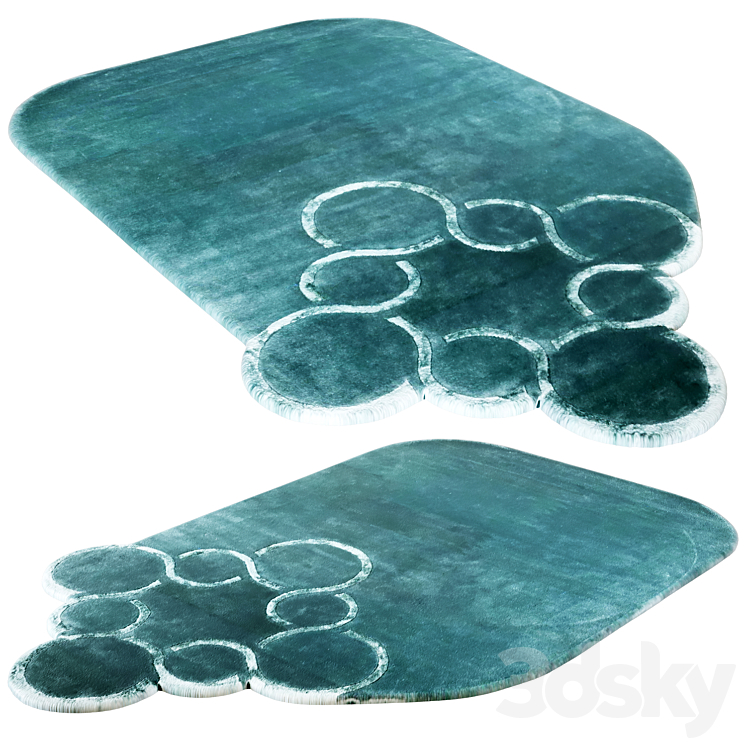 Natuzzi Radice Rug - Carpets - 3D model