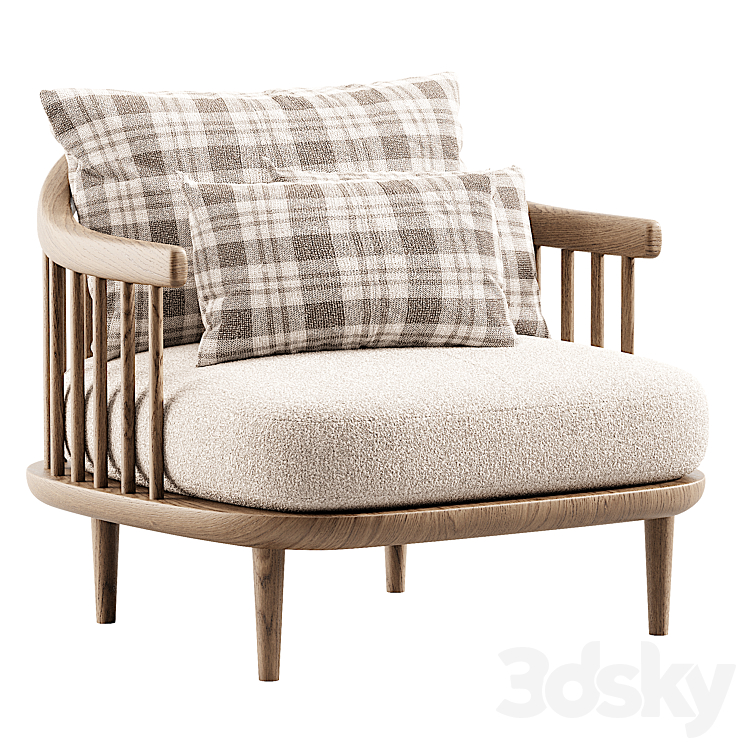 SC1 Fly Lounge Chair 2017 - Arm chair - 3D model