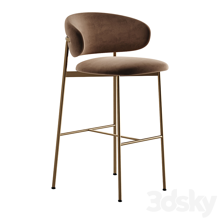 Calligaris Oleandro Stool - Chair - 3D model