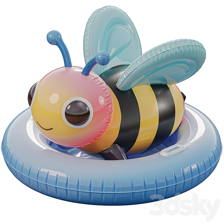 Inflatable Bee toy - Toy - 3D model
