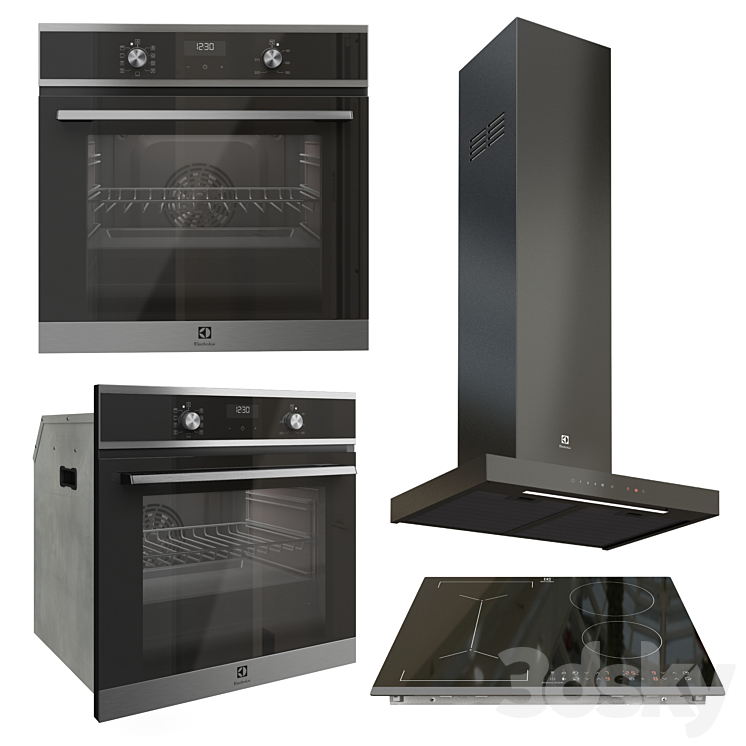 Electrolux Kitchen Appliances Set - Kitchen appliance - 3D model