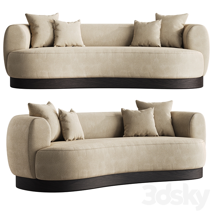 Sofa Elliston by Eichholtz - Sofa - 3D model