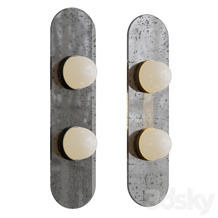 Modulo Wall Twin - Wall light - 3D model