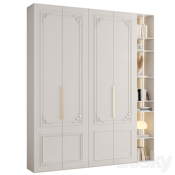 Furniture Composition Neoclassic Cabinet - Wardrobe & Display cabinets ...