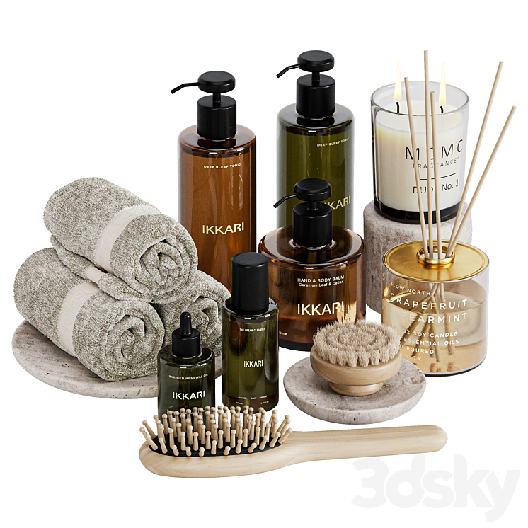 Decorative Bathroom Set 13 - Bathroom accessories - 3D model
